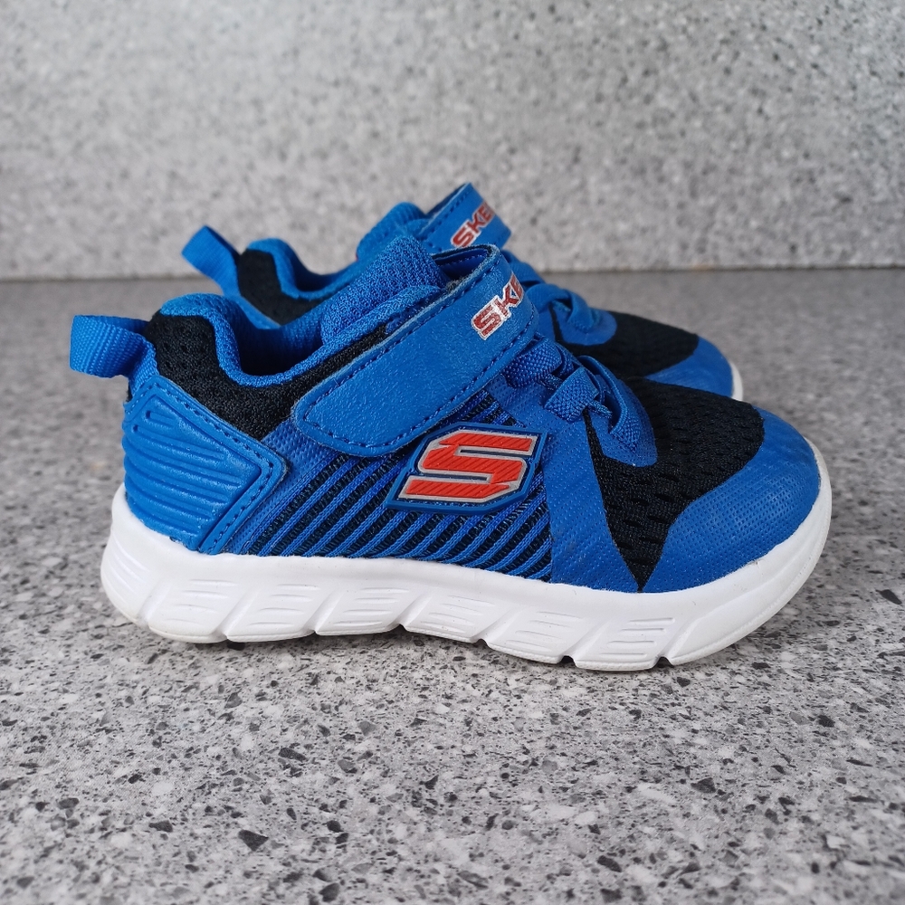 Skechers Blue Infant Toddler Kids Sneaker Shoes Size 5